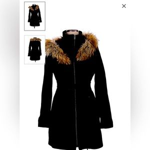 Rachel Roy Coat with Fur Hood
